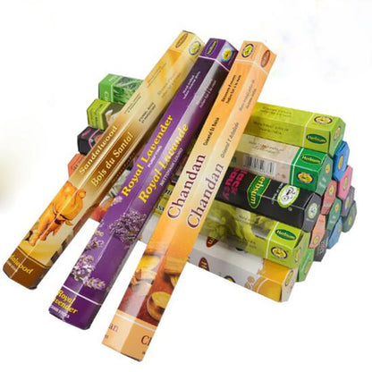 Mixed Flavor India Incense Aroma Incense Stick Sandalwood Lavender Fragrance Air Freshener Aromatherapy Living Room House Supply