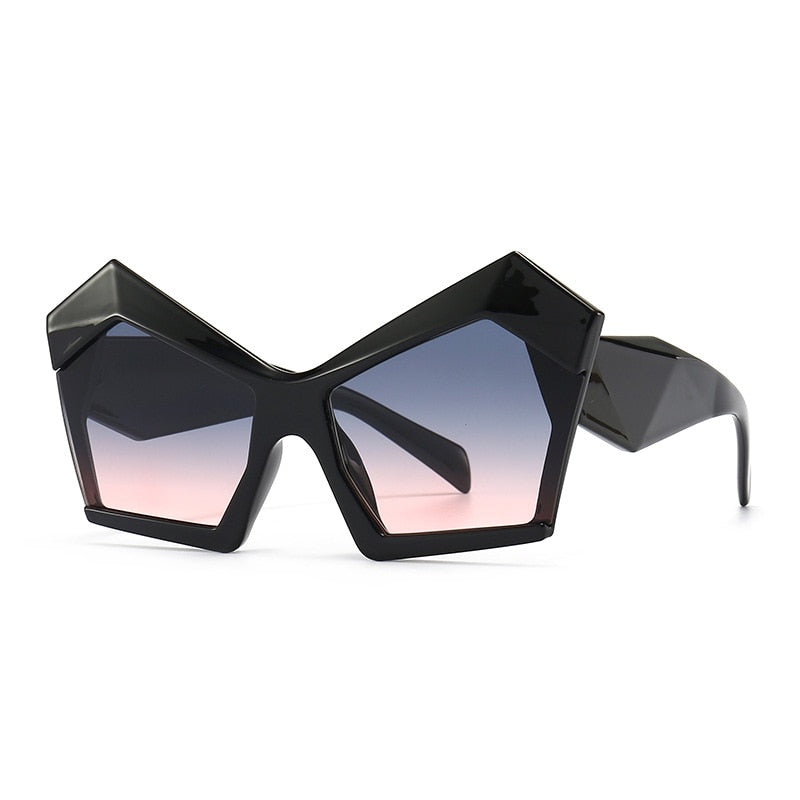 Oversize Cat Eye Sunglasses Women New Vintage Big Lrregular Square Shades Men Sun Glasses UV400 Eyewear Oculos Gafas De Sol
