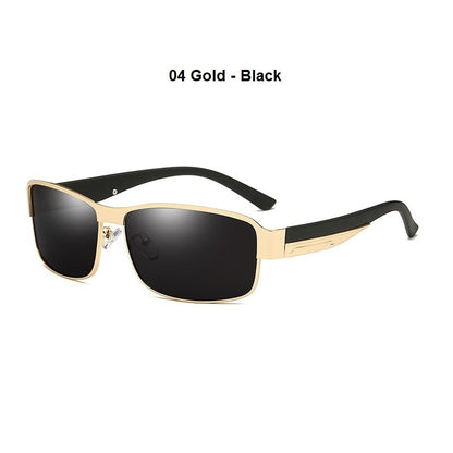 Luxury Men&#39;s Polarized Sunglasses Men Driving Fishing Designer Sun Glasses For Man Metal Vintage Goggles Shades Anti-glare UV400