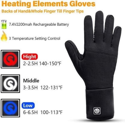 Savior Heat Liner Heated Gloves Winter Warm Skiing Gloves Outdoor Sports Motorcycling Riding Skiing Fishing Hunting