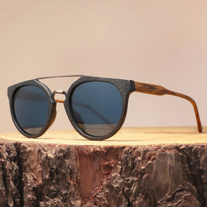 New Design Vintage Acetate Wood Sunglasses For Men/Women