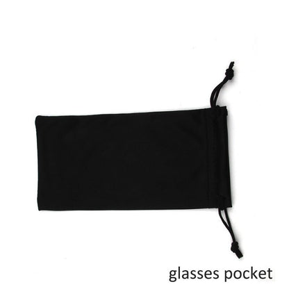 1Pc Black Eyewear Cases Sunglasses Case For Women Glasses Box With Lanyard Zipper Glasses Case Hard For Men Glasses Cloth Bag