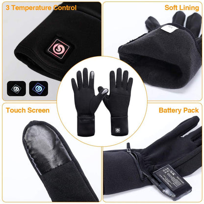 Savior Heat Liner Heated Gloves Winter Warm Skiing Gloves Outdoor Sports Motorcycling Riding Skiing Fishing Hunting