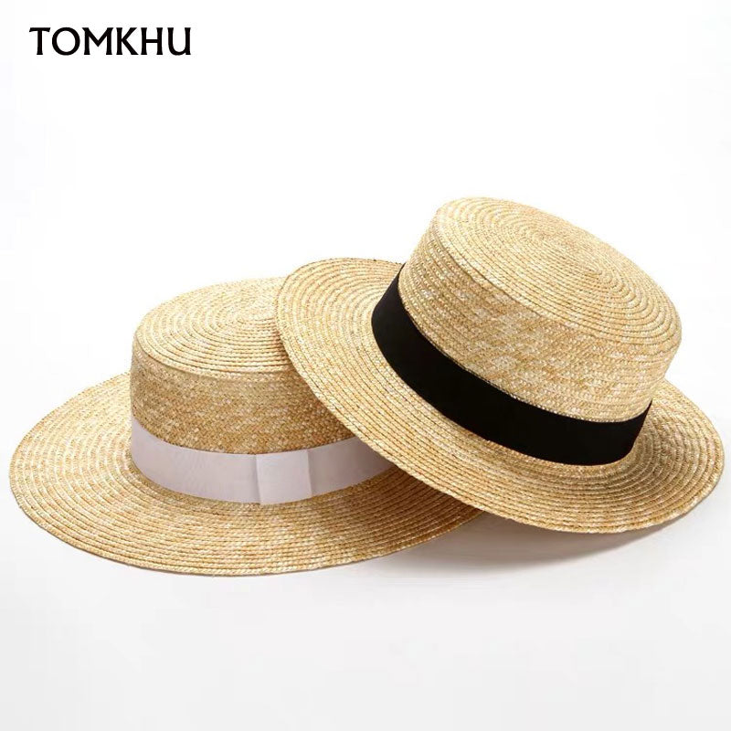 2020 Summer Women Wide Brim Straw Hat Fashion Chapeau Paille Lady Sun Hats Boater Wheat Panama Beach Hats Chapeu Feminino Caps