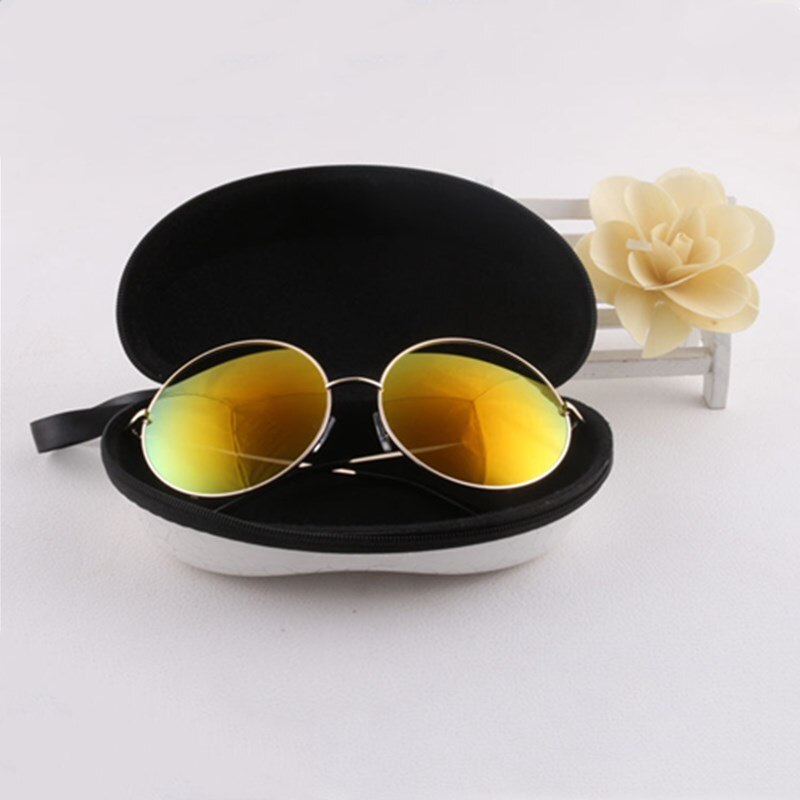 Fashion Glasses Bag Hard Zipper Sunglasses Box Reading Eyeglasses Case Travel Pack Pouch Portable Eyewear Bags Accessories