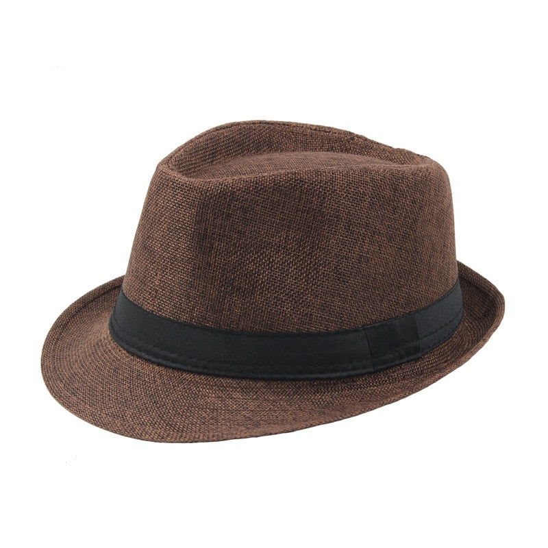 2019 New Spring Summer Retro Men&#39;s Hats Fedoras Top Jazz Plaid Hat Adult Bowler Hats Classic Version chapeau Hats